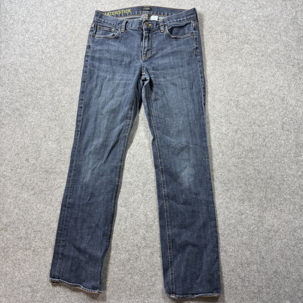 J.Crew Women Matchstick Jeans 29 Dark Wash Stretch Denim